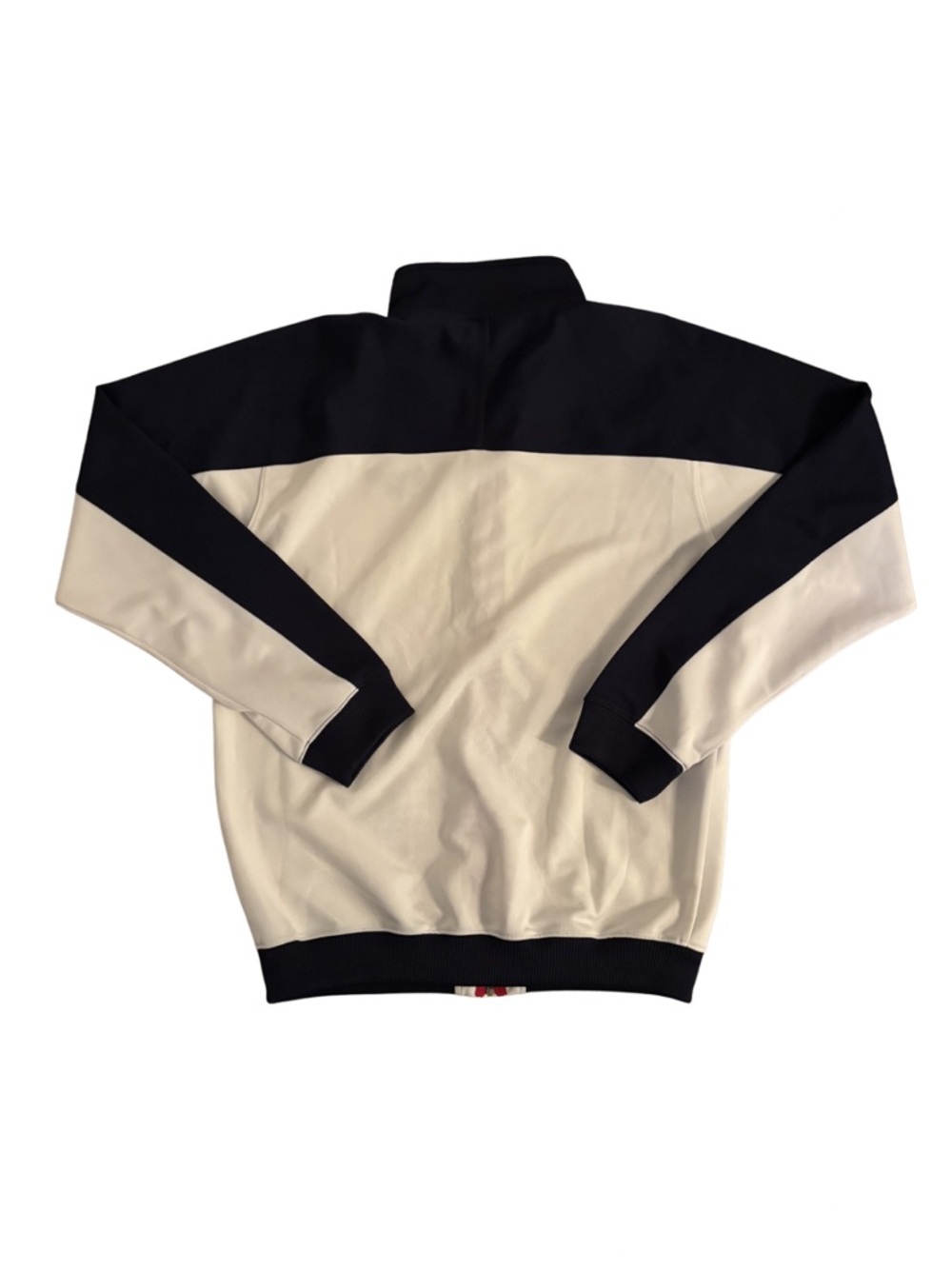 Vintage Reebok Navy and White Colorblock Full-Zip Jacket - Picture 4 of 4